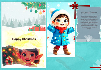 Christmas Collage Photo Effect