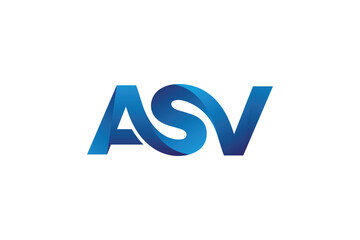ASV letter asv logo icon 