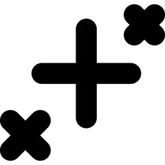 Fototapeta premium Star icons. Christmas star sparkle. Twinkling stars. Sparkles, shining burst. Generate AI image sign. Vector Icon