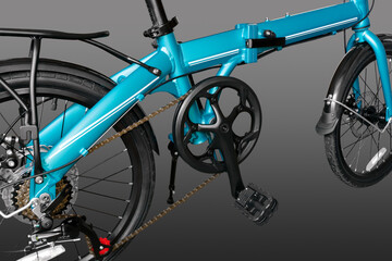 Folding bicycle frame.