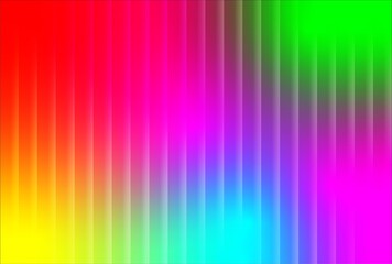 Vibrant Rainbow Gradient Spectrum Abstract Neon Light Stripes Background Symbolizing Creativity, Diversity, and Digital Energy