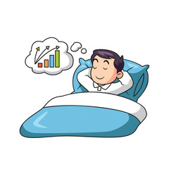 Relaxed Businessman Dreaming of Success