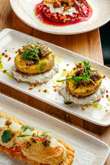 restaurant food. restaurant menu. photos for the menu