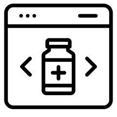 online medical shop icon