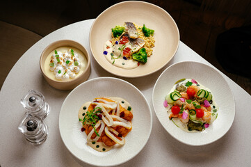 restaurant food. restaurant menu. photos for the menu