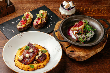 restaurant food. restaurant menu. photos for the menu