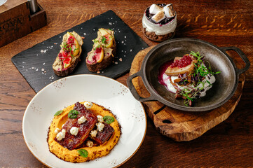 restaurant food. restaurant menu. photos for the menu