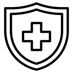 Fototapeta premium health insurance icon 