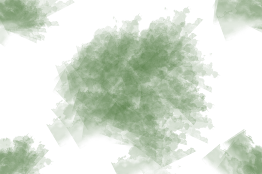 Abstract dark grungy texture with organic green and brown elements seamless pattern background isolated on transparent background