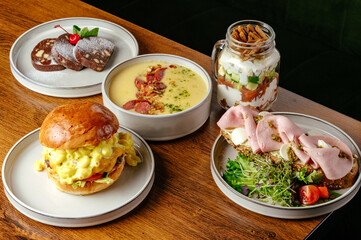 restaurant food. restaurant menu. photos for the menu