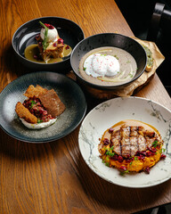 restaurant food. restaurant menu. photos for the menu