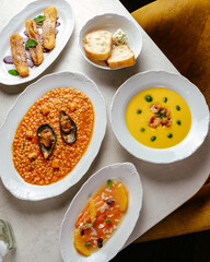 restaurant food. restaurant menu. photos for the menu