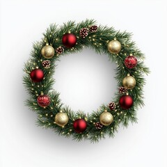 Christmas wreath decoration christmas ornaments.