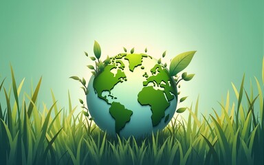 World Environment Day. Education and campaigns on the importance of protecting nature. social media post for World Environment Day. High quality