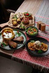 restaurant food. restaurant menu. photos for the menu