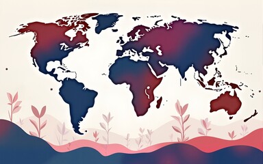 creative world mental health day poster for global education and support. High quality