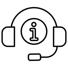 Support Outline Icon