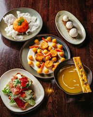 restaurant food. restaurant menu. photos for the menu