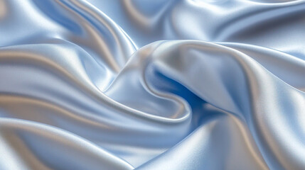 Obraz premium A luminous ice blue to pearl white gradient background with a sleek, shiny surface — smooth transitions, soft reflections, and hyperrealistic light depth evoking purity and cool elegance. 