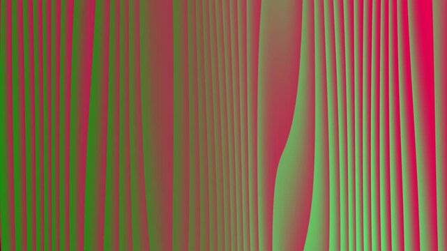 Vertical Gradient Stripes of Pink and Green with Subtle Wave Formations abstract background