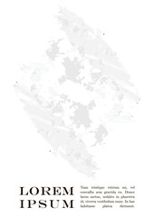 Brush paint Vector Background Templates Set.  Hand Drawn Artistic Covers Design. Good for Cover, Invitation, Banner, Placard, Brochure, Poster, Card, Flyer and other.