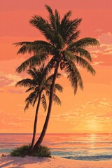 Colorful chess pieces standing on chessboard painting