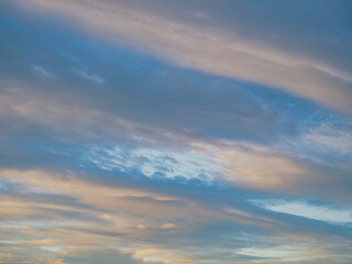 Fototapeta premium Colourful sunset clouds ,nature background