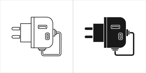 Electrical plug adapter with usb port