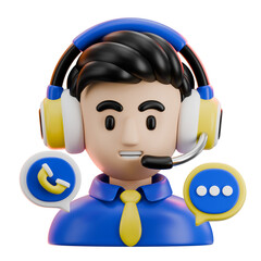 Customer Service Representative 3D Character