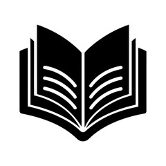 Open Book Icon Design for Education PNG.