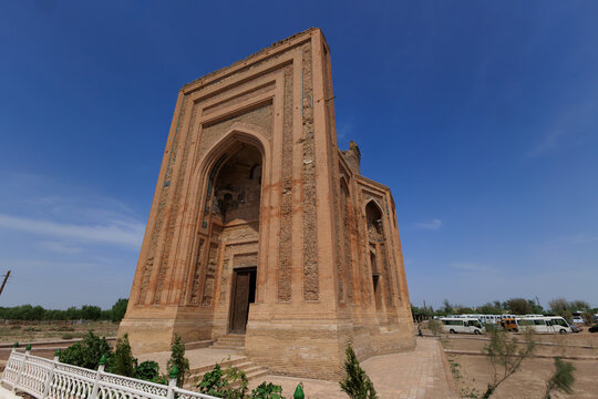 Turabek Khanum Mausoleum in Kunya Urgench, Turkmenistan