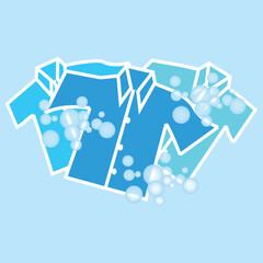 Make a Professional T shirt Foaming Icon Vector
