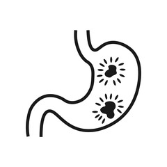 Stomach Ulcers and Gastric Disease Icon
