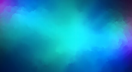 Obraz premium Abstract blue and purple watercolor background with a soft texture and blending of colors for a dreamy effect.