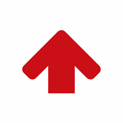 Bold Upload Arrow Icon Flat Style