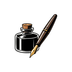 fountain pen and ink
