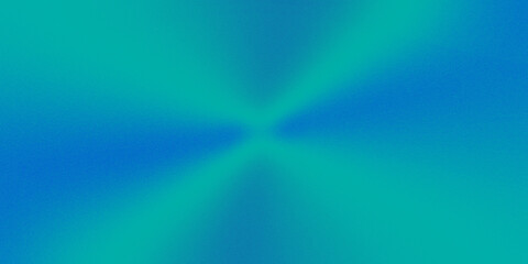 Abstract blue and turquoise gradient background with soft noise. Natural Multicolor Gradient Mesh. metal green Blurred shine grain with blank space and unfocused blue gradient. 