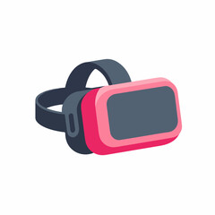 Fototapeta premium Virtual Reality Headset Icon in Bold Design