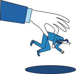 捨てられるビジネスマン