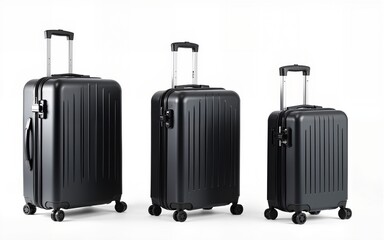 Isolated Suitcases. High quality