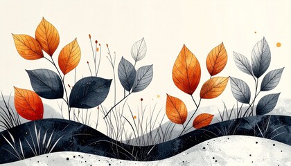 葉っぱの背景画像