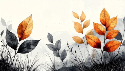 葉っぱの背景画像