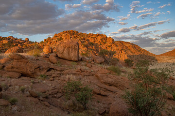Namibian rocky landscape