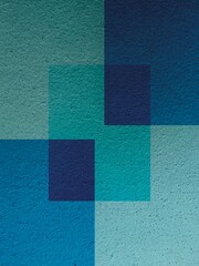 งานศิลปะที่ไม่มีชื่อModern abstract geometric background with overlapping blue and cyan squares, creating a clean, calm, and stylish visual effect. Perfect for graphic design, digital art, advertising