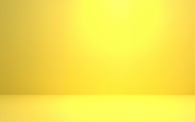 Summer, vacation background. Yellow color, some summer details. Backdrop for advertising. Free, copy space for your text. Modern, trendy and colorful design. Holiday, travel. 3D rendering.