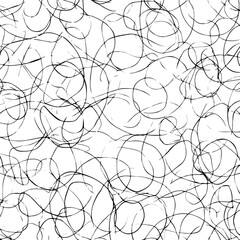 Abstract Chaos in Single Line Art