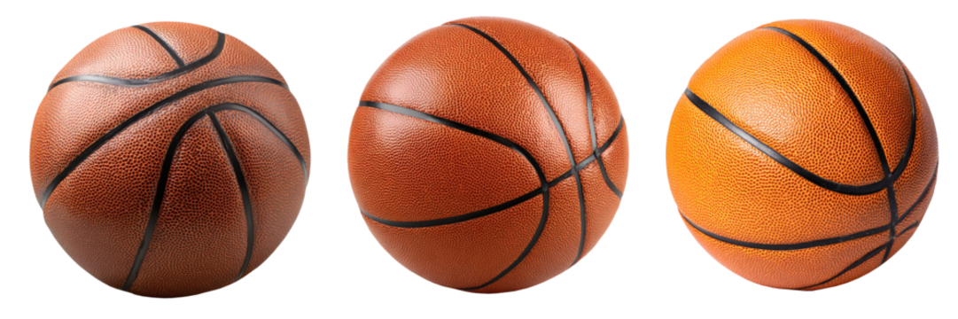 ball of basketball isolated on transparent background