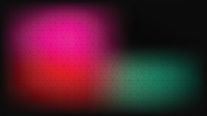 Naklejka premium Geometric hexagon gradient background pattern