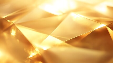 Golden lights glowing on a bright festive background