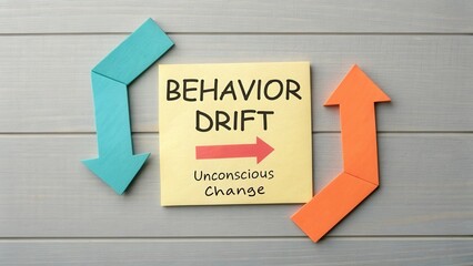 Understanding Behavior Drift and Its Impact on Unconscious Change in Human Actions and Decisions